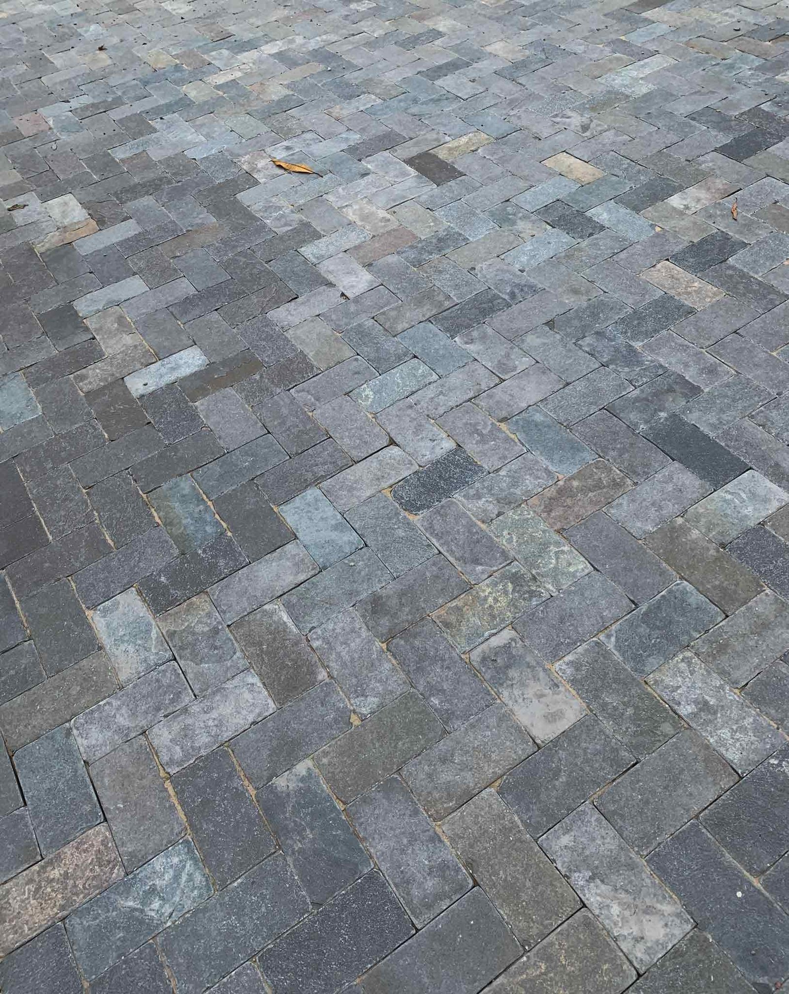 Antique installed driveway