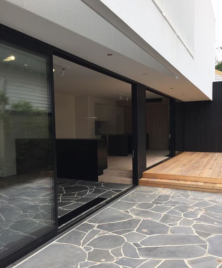 Memphis Crazy Paving installed